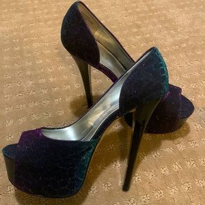 Sparkly Platform Heels